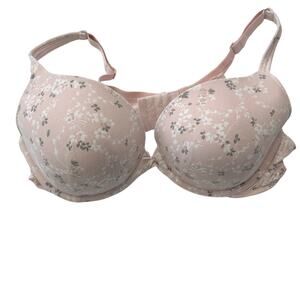 Calique Navy Red Floral Bra 44D - Stylish & Supportive